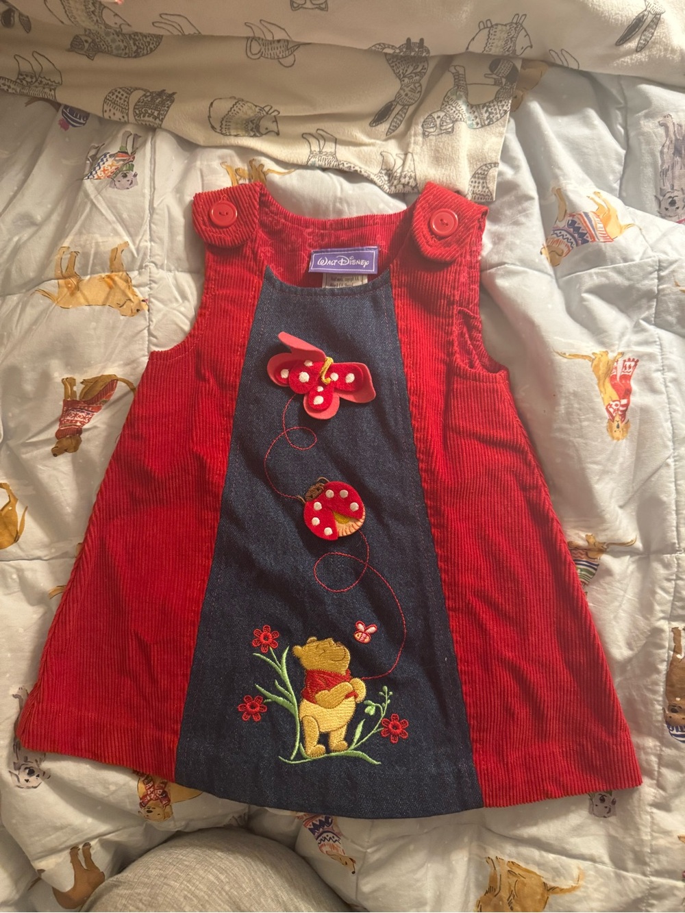 Disney cord dress size 12 months